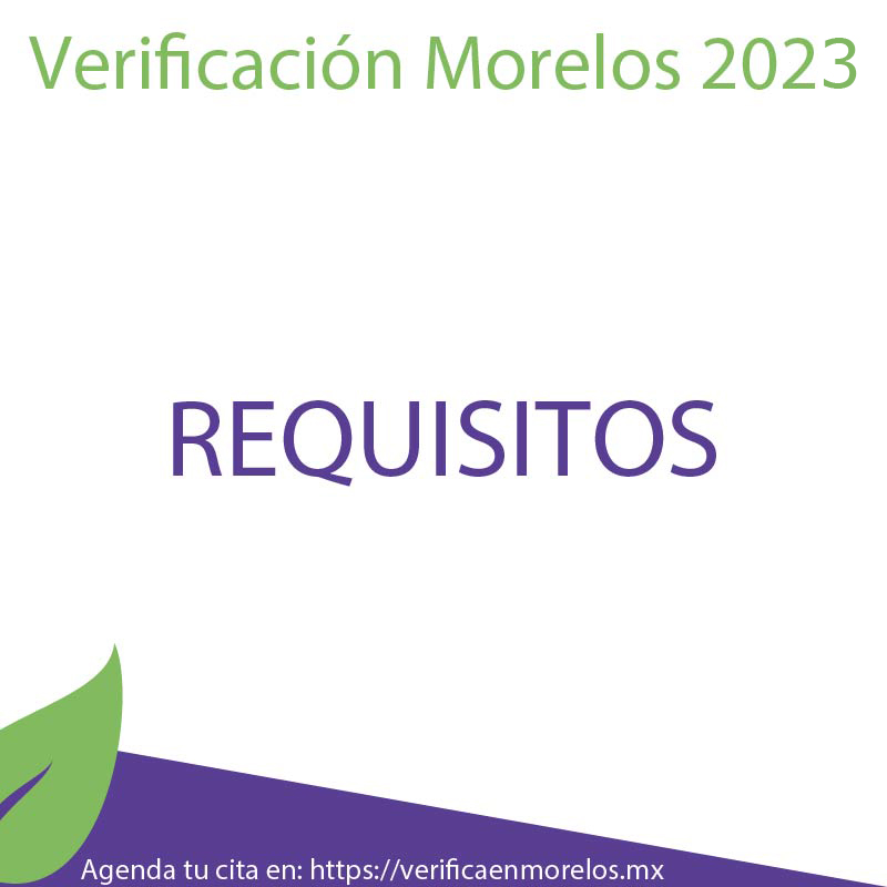 Prórroga verificación Morelos